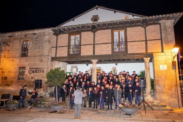 Las Marzas en el Ayuntamiento de Cartes