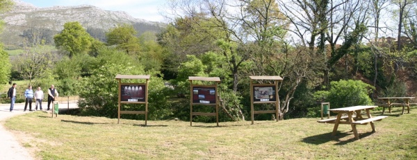 Inicio de la ruta de los castros en Sovilla