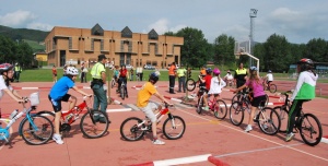 Circuito en el Estadio Municipal de Deportes