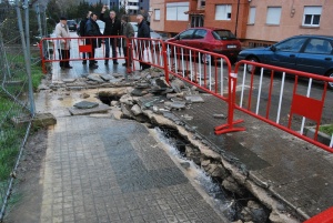 Zanja en el río Muriago, entre Authi y Santa Margarita