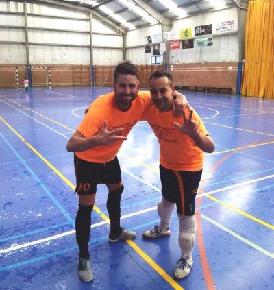 Mario Santos y Ángel Martínez conquistan la liga de fútbol sala
