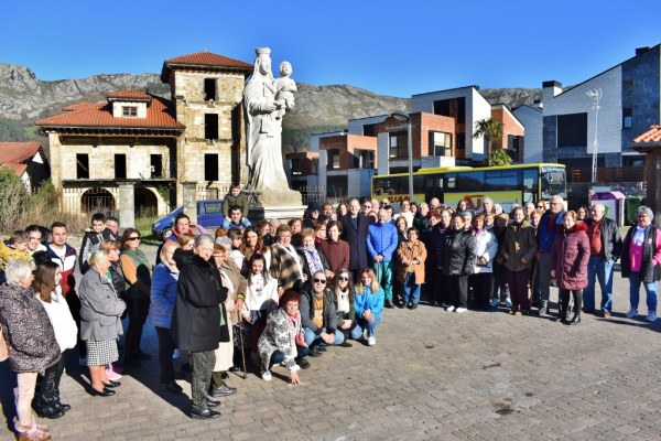 Inauguración de la escultura