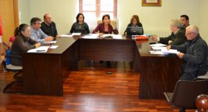 Sesión plenaria de la Corporación de Molledo