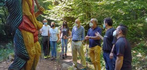 Momento de la visita.