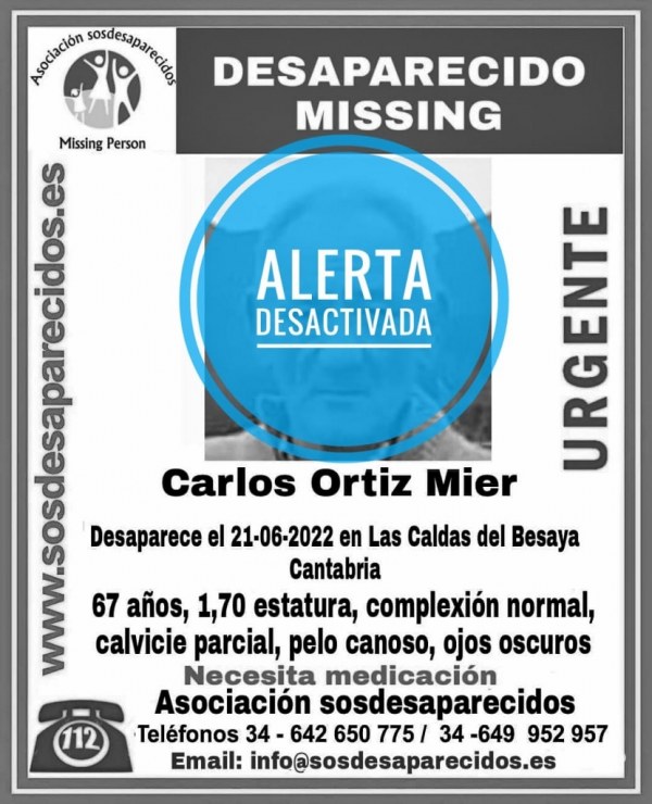 Encontrada la persona desaparecida en Las Caldas