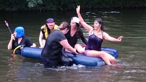 Descenso del Besaya en La Asunción 2014 en Helechas