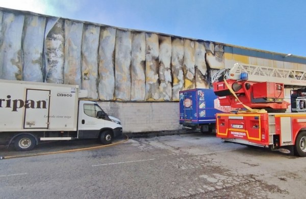 Incendio de la nave de Isidoro San Justo